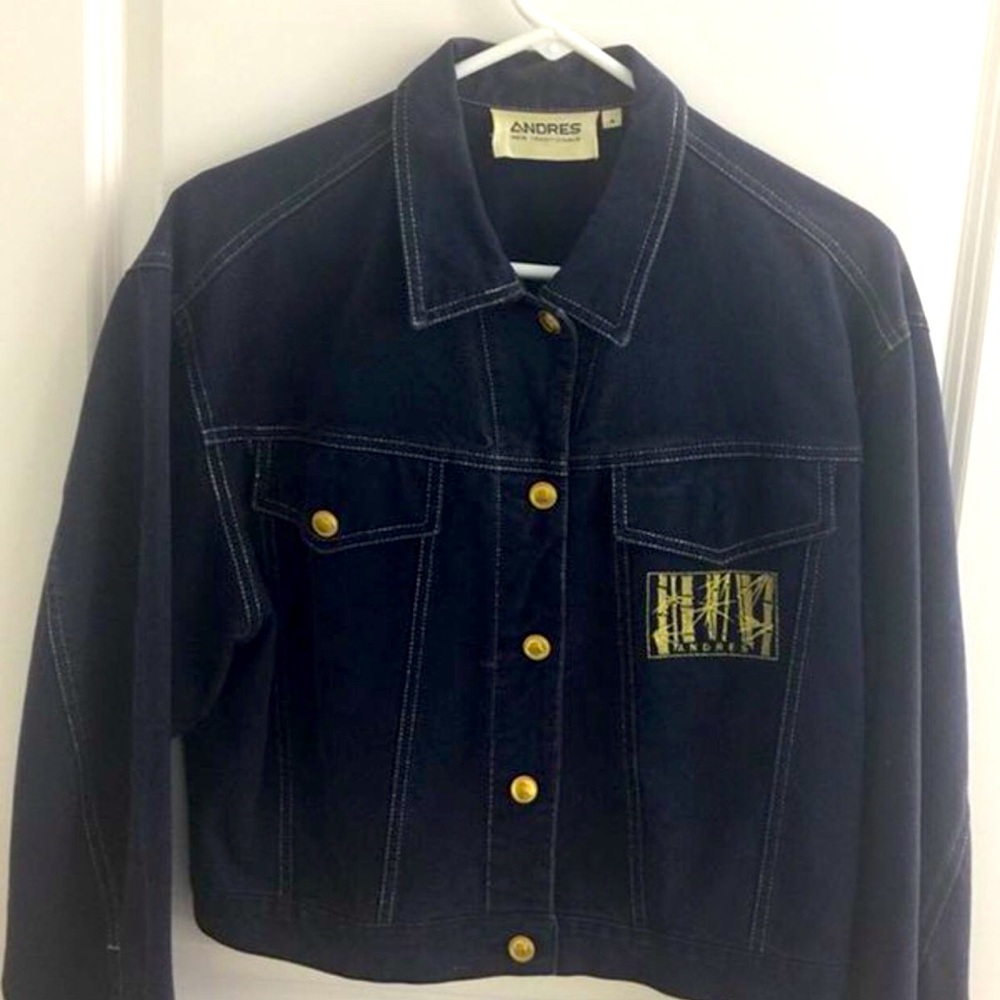 European Vintage Designer Jeans jacket Andres.